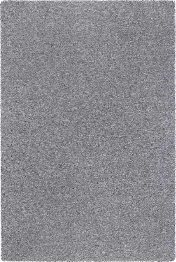 Laagpolig tapijt modern platgeweven woonkamertapijt slaapkamer effen gefestonneerd groen Guarda 100cmx150cm grijs vloerkleed