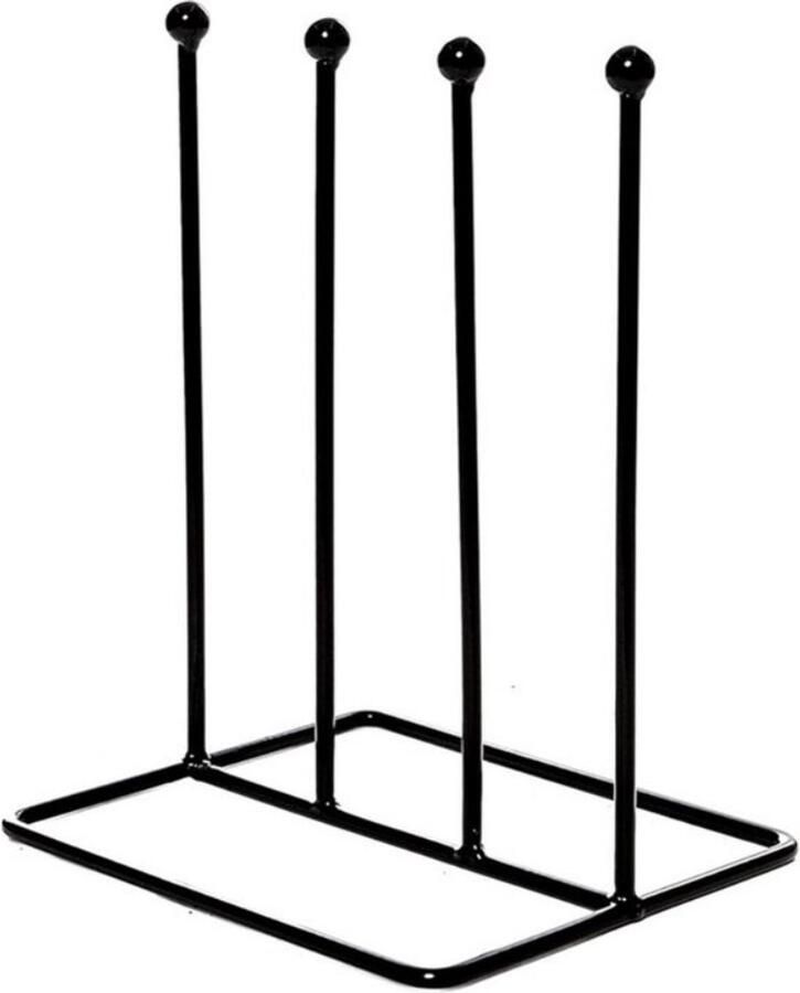 Laarzenrek Schoenenrek Metaal Voor 2 Paar – Laarzen en Schoenen Organizer Vrijstaande Schoenenkast – Schoenen Opbergsysteem Zwart ‎45 x 33 79 x 3 6 cm