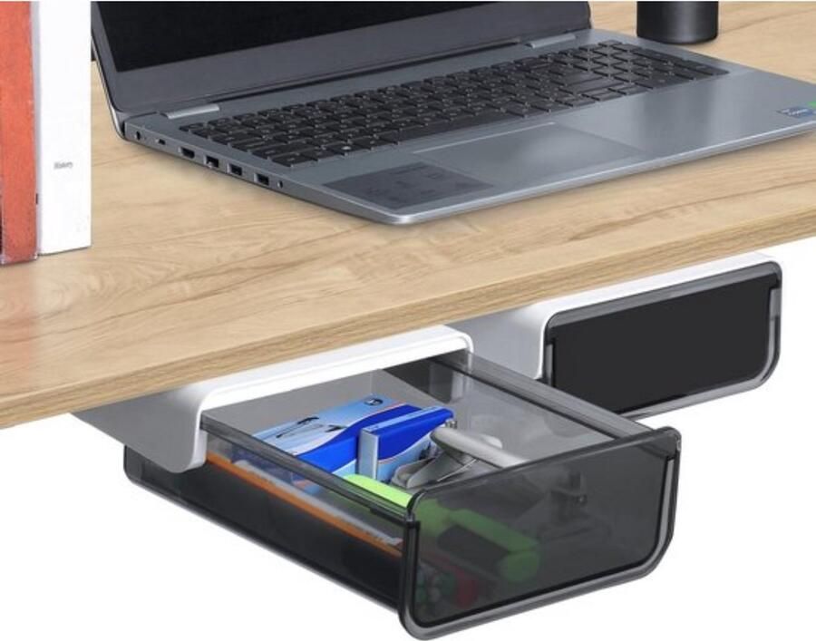Lade onder bureau lade zelfklevende bureau-organizer lade onder bureau geschikt voor kantoor school studeerkamer
