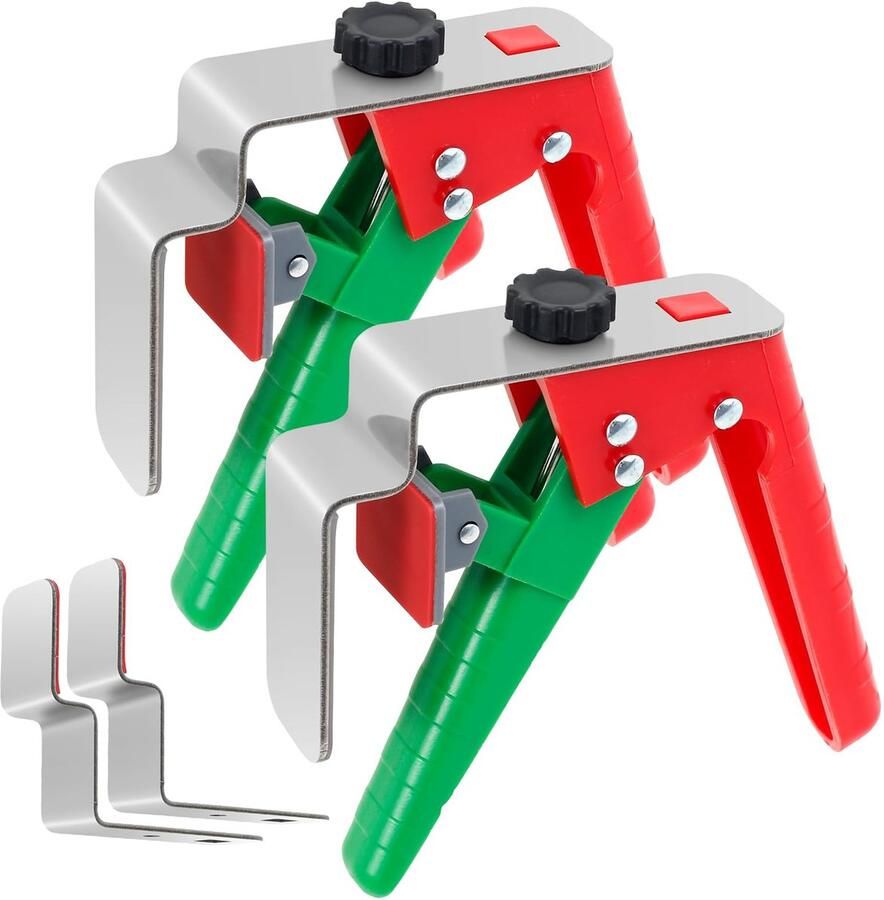 Ladefrontbevestigingsclips 2 stuks verstelbare ladeklemmen voor montage van ladepaneelbevestigingsclips handige en efficiënte lade-installatiegereedschappen