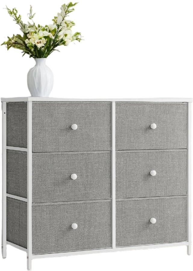 Chest of Drawers Closet Fabric Dresser Storage Cabinet Lightweight 30 x 80 x 71 cm