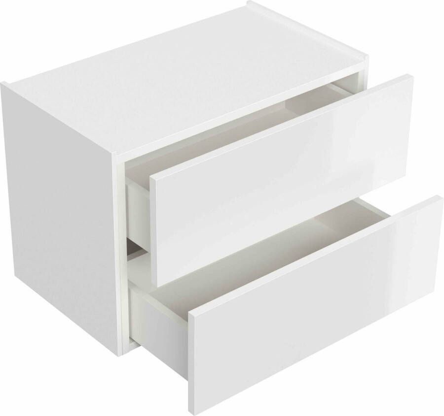 Ladekast Moon Hoogglans Wit