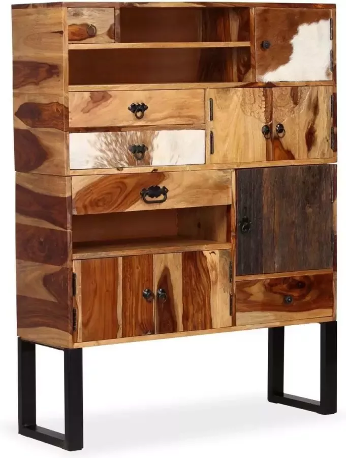Ladekast Sheesham hout dressoir dressoir kast gangkast schoenen kast wandkast commode kast opbergkast