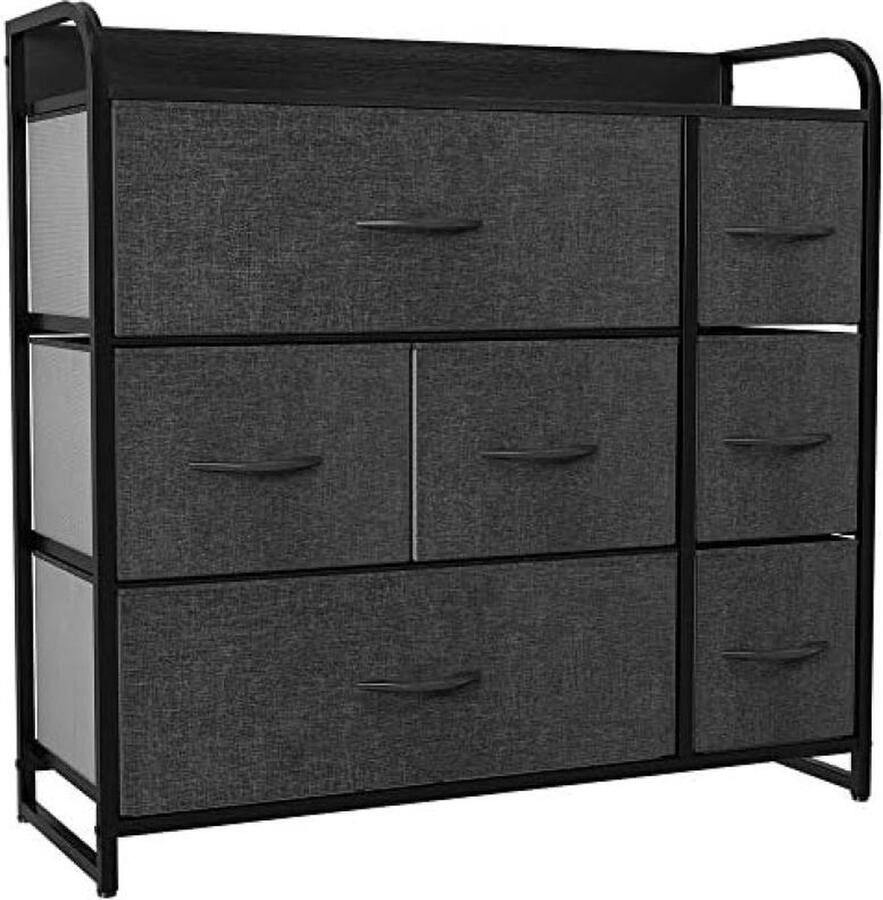 Ladekast stoffen 7-lade opbergorganizer voor slaapkamer woonkamer