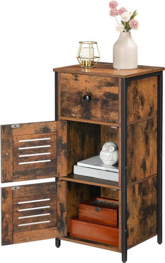 Ladekastje Bijzetkastje Commode kast Zijkast met lade Keukenkast met lamellendeur Nachtkastje Woonkamer Slaapkamer Kantoor Hal Ladekastje hout Ladekasten slaapkamer Commode Ladenkastje Hout Metaal