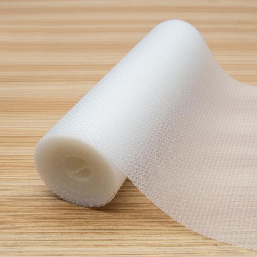 Lademat 30 x 610 cm EVA-kunststof waterdicht antislipmat laden niet klevende koelkastmat voor keuken planken kasten laden koelkast transparant