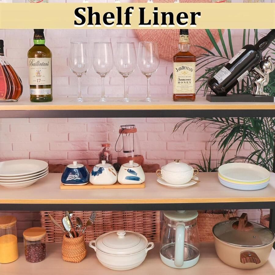 Lademat 50 x 600 cm keukenmat voor laden ladeinzet op maat te snijden EVA-koelkastmatten voor laden planken kast koelkast (transparant 50 cm x 6 m)