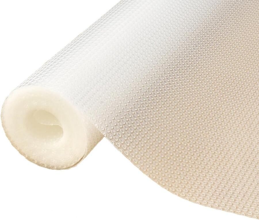 Lademat antislip 40 x 450 cm ladebekleding niet-klevende EVA-kunststof waterdichte antislipmat voor planken kasten laden koelkasten thuis kantoor vrije snede transparant