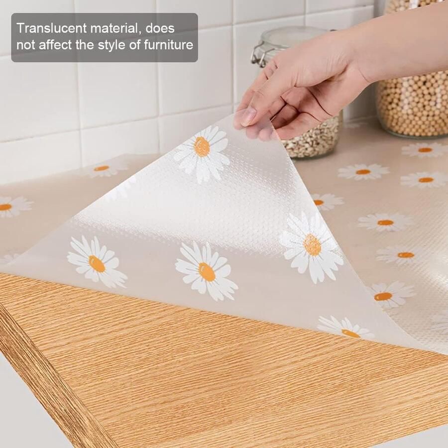 Lademat niet-klevende ladebekleding duurzame antislipmat laden snijbaar EVA-waterdichte mat voor planken kasten laden koelkasten thuis kantoor