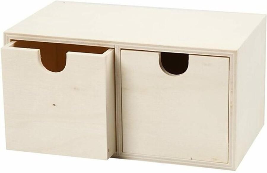 Ladenkast Mini Houten Organizer Opbergkastje Voor Knutselspullen Sieraden & DIY Afmetingen 9 2x17 7cm Compact & Handig Voor Creatieve Werkplekken