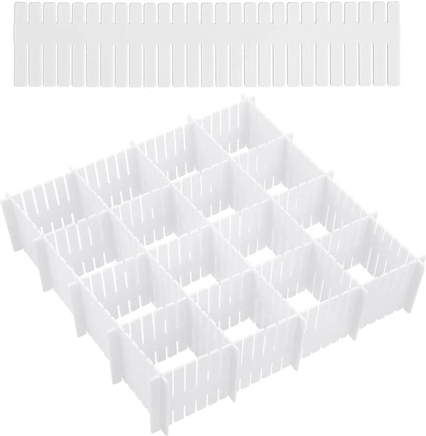 Ladeorganizer Set van 20 Stuks voor Flexibele Indeling en Efficiënte Opslagoplossingen