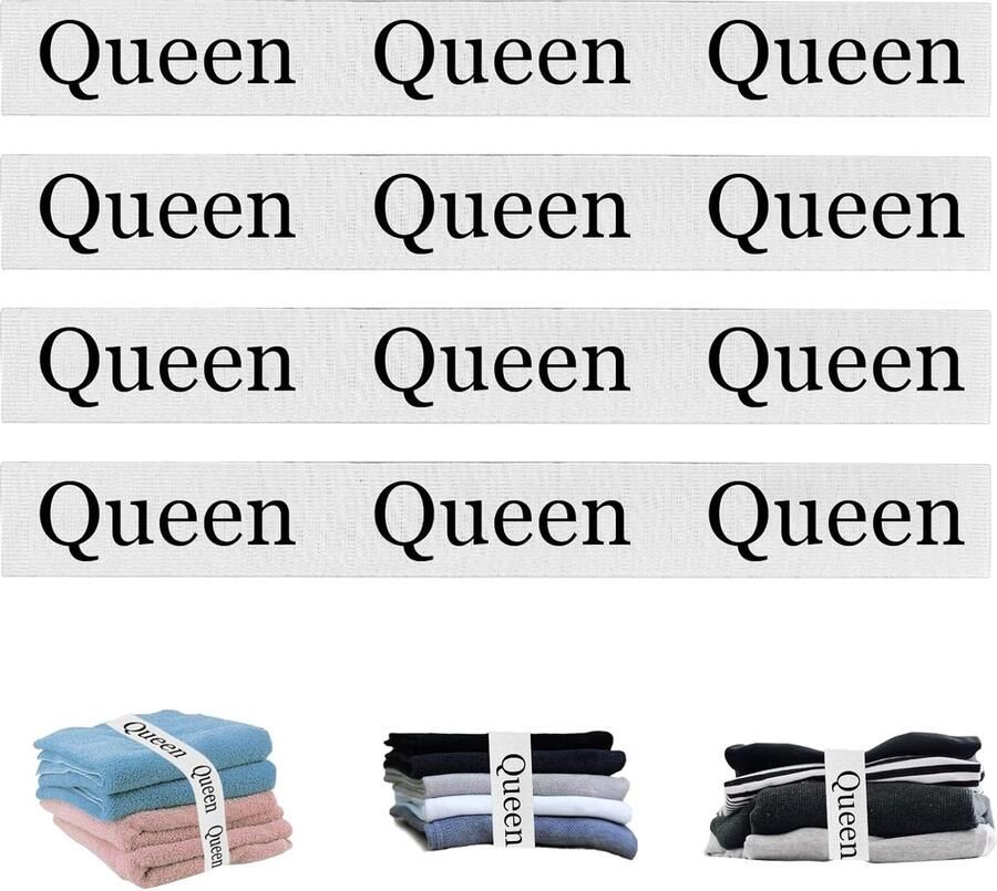 Laken Organizer Bands 4stks Elastische Banden voor Lakensets en Kussenslopen Beddengoed en Lakenriemen voor Organiseren van Kast en Garderobeopslag Slaapkamer Wasserij (Queen)