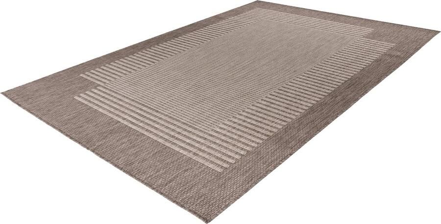 Lalee Casa Vloerkleed Outdoor Buitengebruik Sisal look Flatwave tuin kleed Tapijt Karpet 160x230 cm- taupe