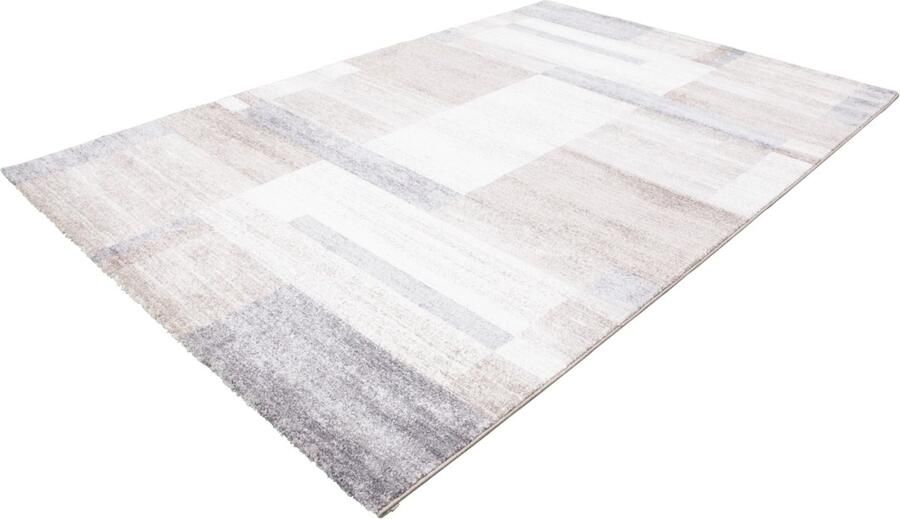 Lalee Feeling Vloerkleed Superzacht Abstract Vloer kleed Tapijt Karpet – 200x290 cm beige zilver