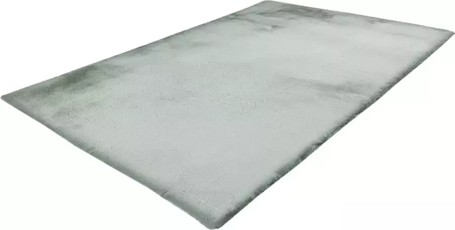 Lalee Heaven ronde Vloerkleed Tapijt – Karpet Hoogpolig Superzacht Fluffy Shiny- Silk look- rabbit- ROND 120x120 cm licht groen
