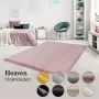 Lalee Heaven Vloerkleed Tapijt – Karpet Hoogpolig Superzacht Fluffy Shiny- Silk look- rabbit- 120x170 cm grafiet antraciet - Thumbnail 1