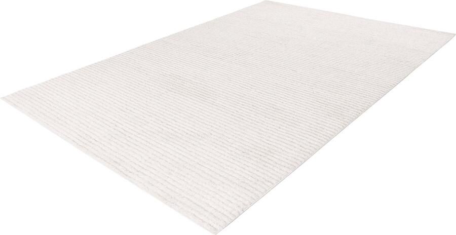 Lalee Lotus vloerkleed geometrisch tapijt bohemienstijl scandinavisch karpet hoog laag polig 160x230 cm ivory gebroken wit