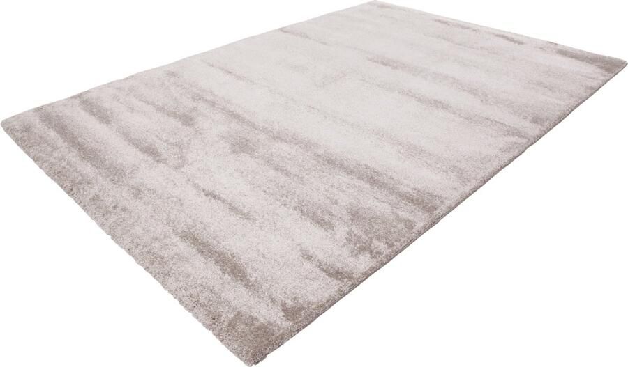 Lalee Softtouch- Berber Vloerkleed- dikke Effen tapijt- hoogpolig- uni- shaggy- velvet 160x230 cm Beige