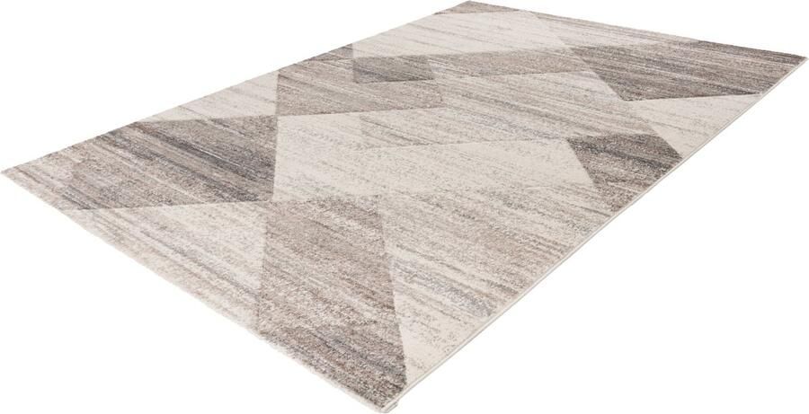 Lalee trendy Carving- modern- laagpolig- vloerkleed- vintage- hand carved- hoog laag- hip en trendy- karpet- tapijt- 120x170 cm beige zilver