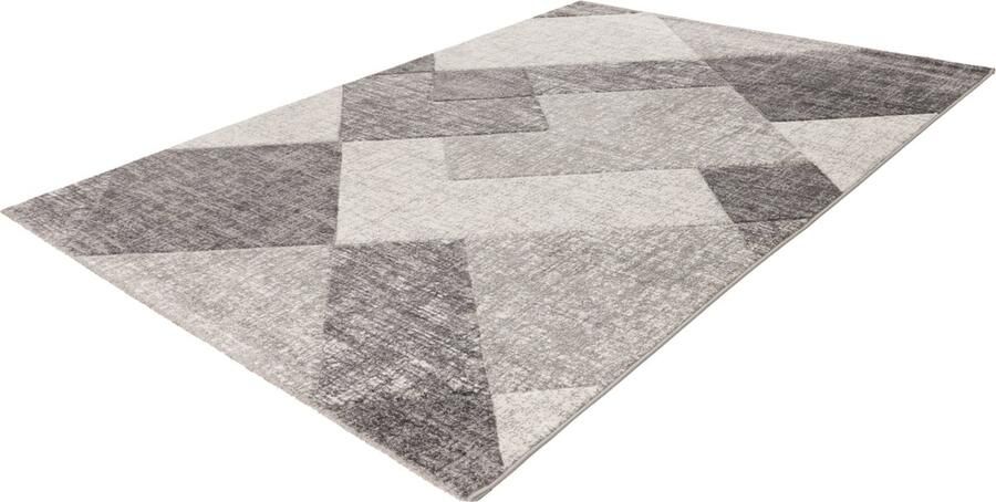 Lalee trendy Carving- modern- laagpolig- vloerkleed- vintage- hand carved- hoog laag- hip en trendy- karpet- tapijt- loper 80x150 cm zilver