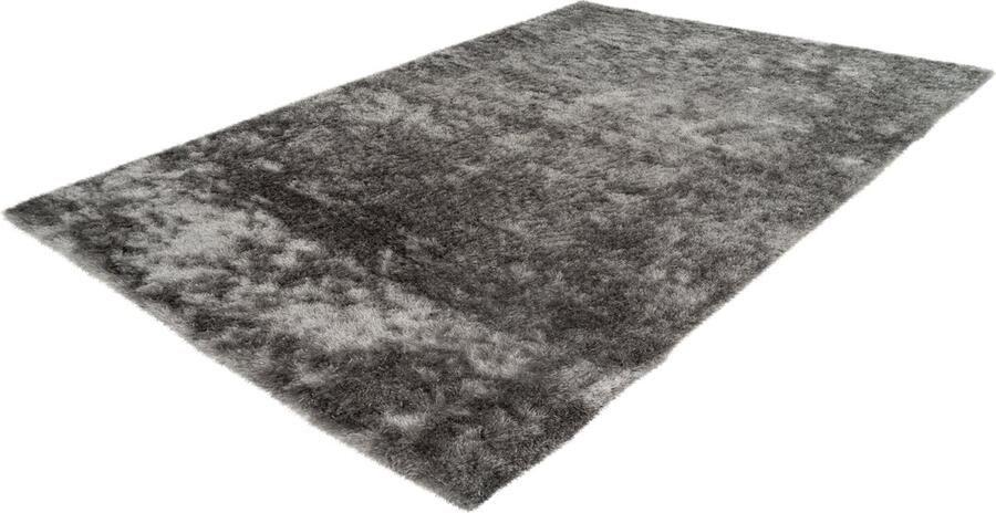 Twist Handgemaakt Hoogpolig effen Vloerkleed – Vloer kleed Eric kuster stijl Tapijt – Karpet 160x230 Zilver