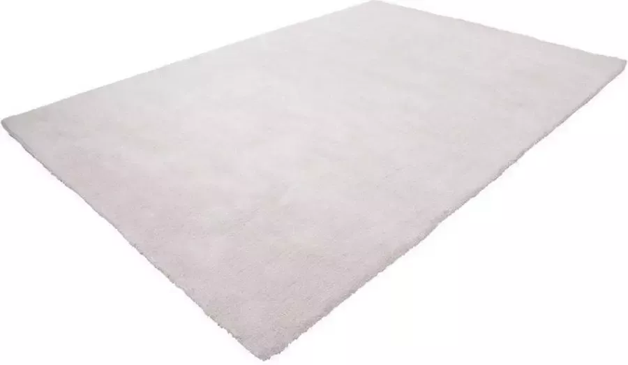 Lalee Velutto Hoogpolig- zacht- glimmend- velvet- effen- karpet- shaggy- 200x290 cm ivoor gebroken wit