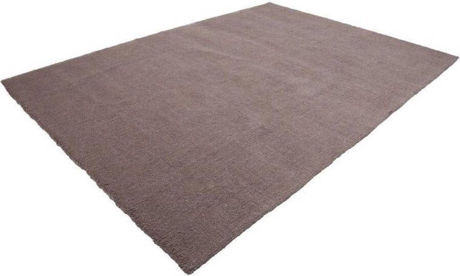 Lalee Velutto Hoogpolig- zacht- glimmend- velvet- effen- karpet- shaggy- 120x170 cm taupe