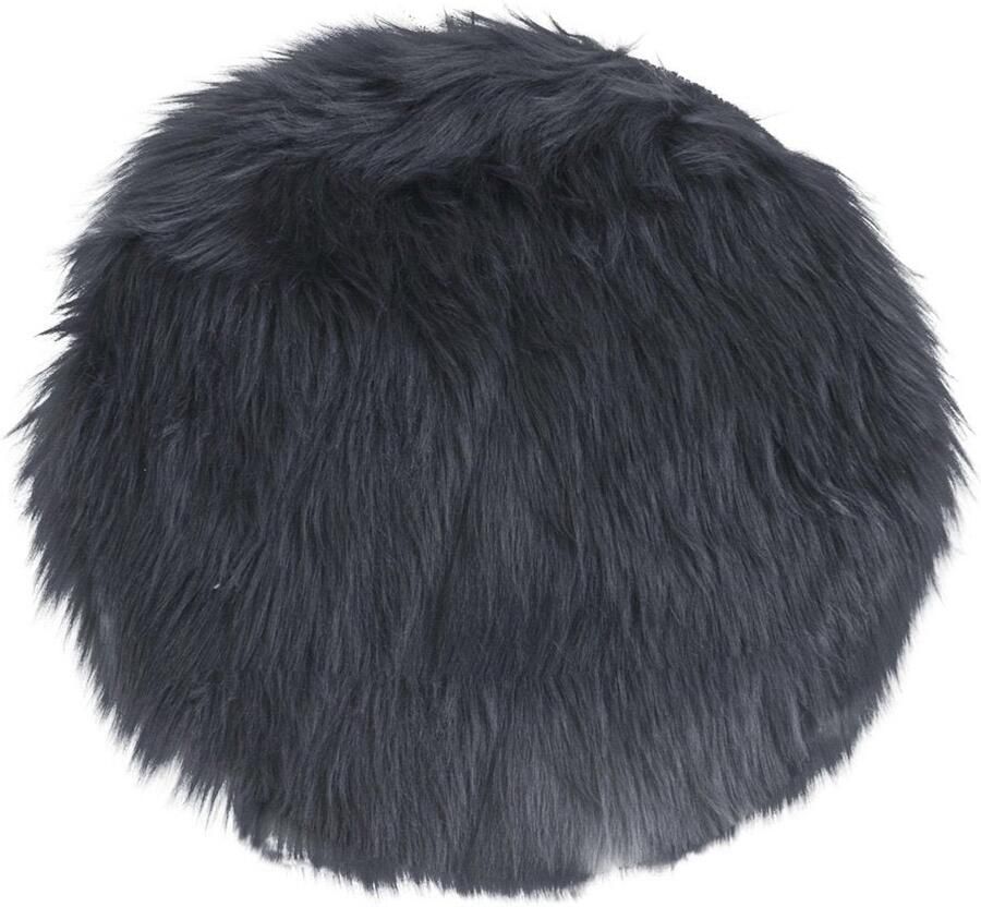 Lambskskin Artificial Seat Pad Faux Lambskin Soft Cushion Comfortabel en warm Ø35 x 6 5 cm