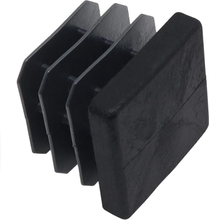 16 x lamellenstop zwart 25 x 25 mm INS-R-BL-2525-16 hoekverbindingen met lamellen