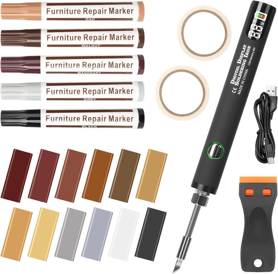 Laminaat Reparatie Kit Parket Vinyl Hout Tegel Reparatie Set