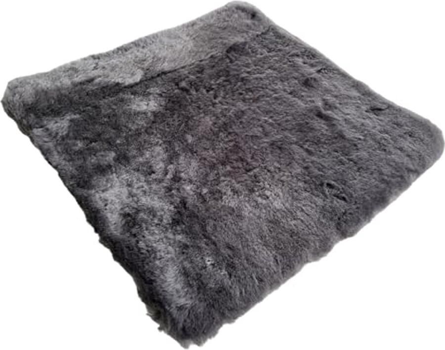 Lamsvel Zitkussen 40x40 cm Super Warm en Zacht voor Stoelen en Banken