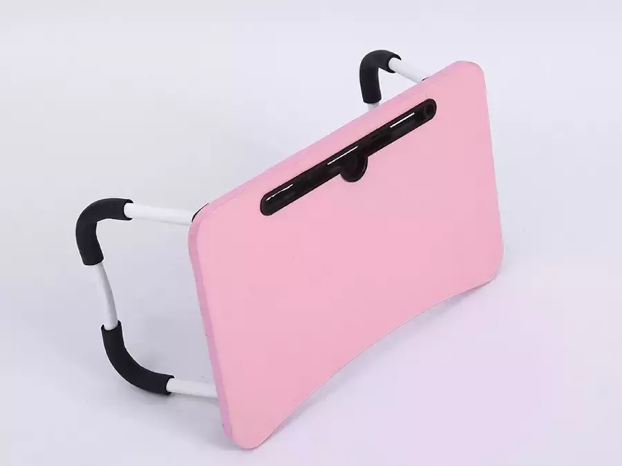 Laptoptafel Bedtafel Laptop standaard Kunststof Inklapbaar Roze