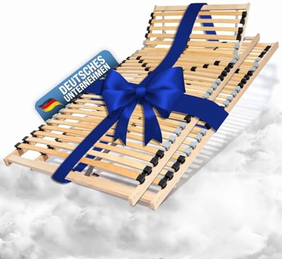 Lattenbodem 90 x 210 cm met Verstelbaar Hoofdeinde en 7 Zones voor Optimaal Slaapcomfort Geschikt voor Tweepersoonsbedden