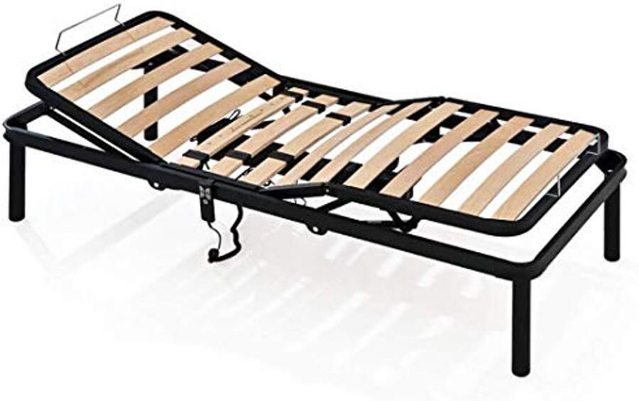 Lattenbodem en orthopedische matras met visco-elastisch kussen hoog 20 cm hardheid H2 H3 massage-effect met aloë vera-overtrek