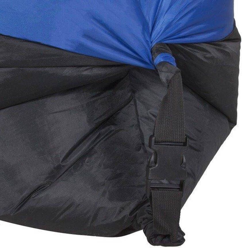 Lazy bag donkerblauw zwart XL 185 x 75 cm tot 180 KG! lucht zitzak