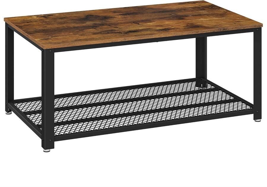 LCT61X Salontafel Industrieel design Televisietafel Groot Metalen frame
