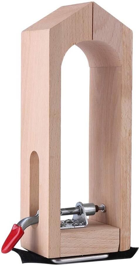 Leather Clamp Tool Beech Leather Retention Clip Wood Tools Artwork Table Desktop Sewing Supplies for Leather DIY