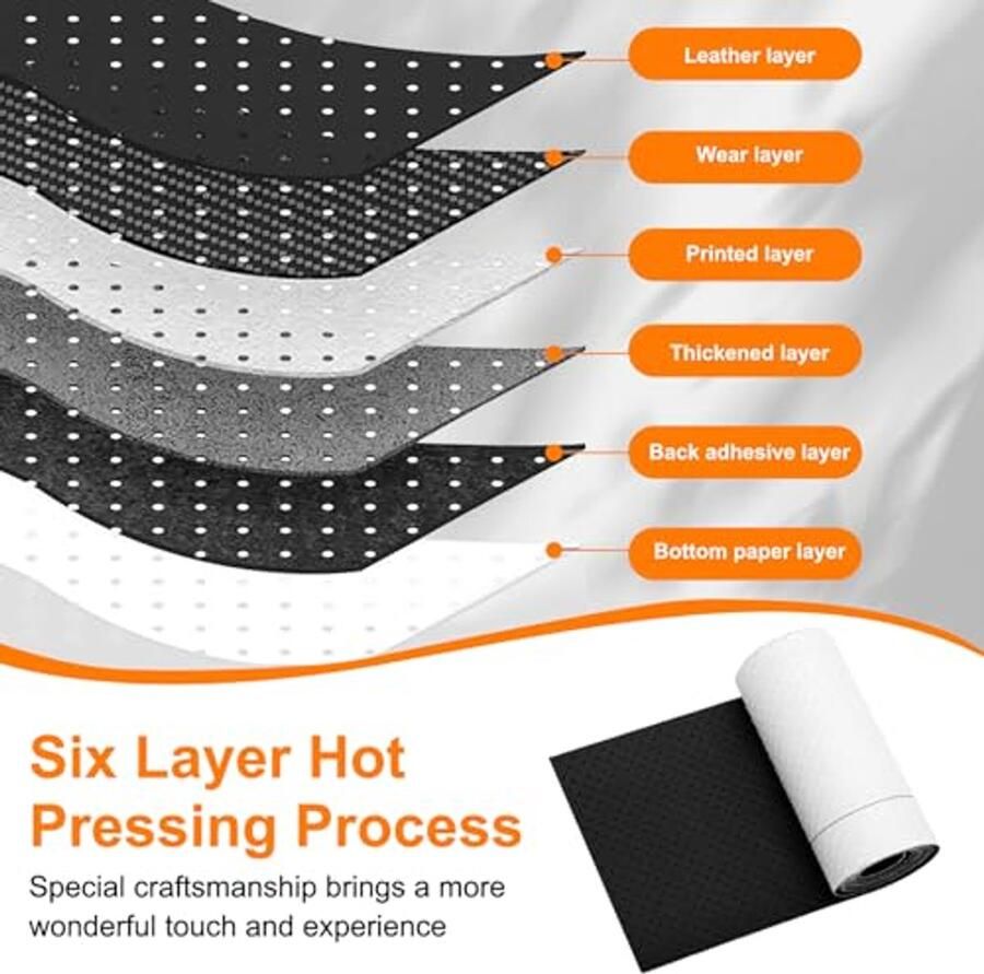 Leather Repair Kit Black Faux Leather Self-Adhesive 40 x 60 cm Breathable Perforation Strong Adhesion Faux Leather Repair Kit for Sofas Car Seats Furniture 40 x 60 cm Black