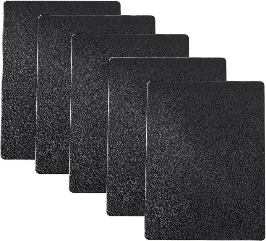 Leerreparatie Band Patch Zelfklevende Leerpatches Leerpatch Kit voor Sofa Car Seats Jacket Furniture Backpack 5 Stuks