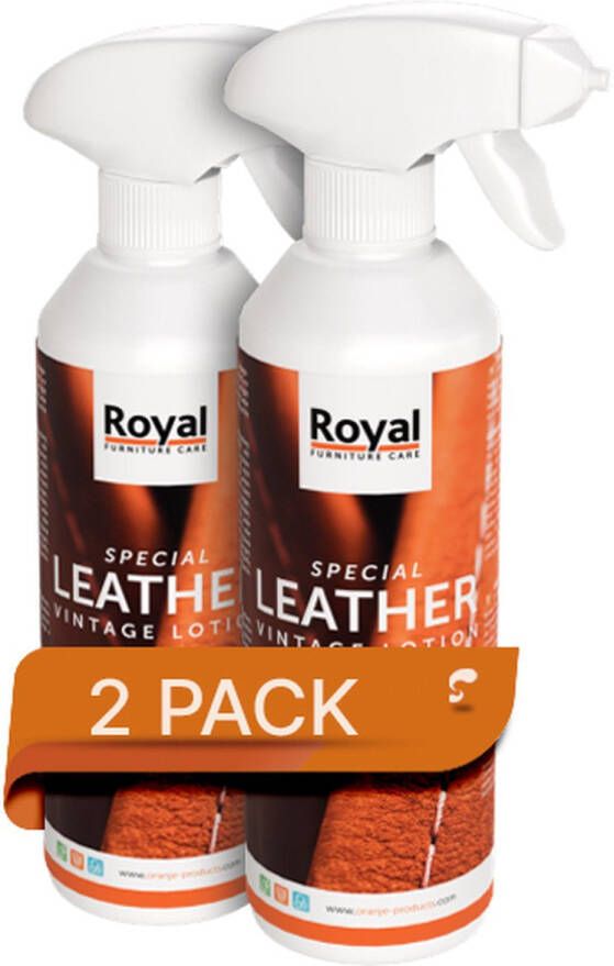 Royal furniture care Leather vintage lotion 2 pack (2 x 500 ml)