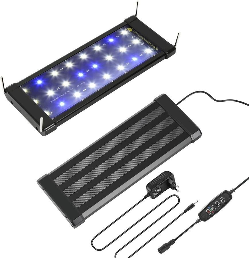 LED Aquariumverlichting 10W met Verstelbare Beugel voor Zoetwateraquaria 35-50cm