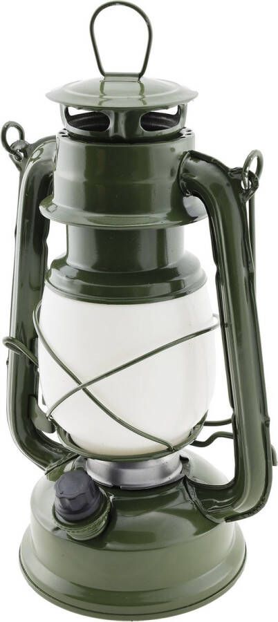 LED Camping lantaarn Buitenlamp Tafellamp Army 4x AA warm wit dimbaar