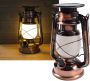 LED Stormlamp Camping lantaarn Tafellamp Buitenlamp Kopper SOLAR warm wit dimbaar - Thumbnail 1