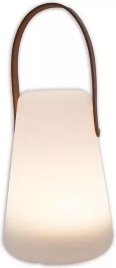 LED lamp leren hanger Ø13 5x20cm timer