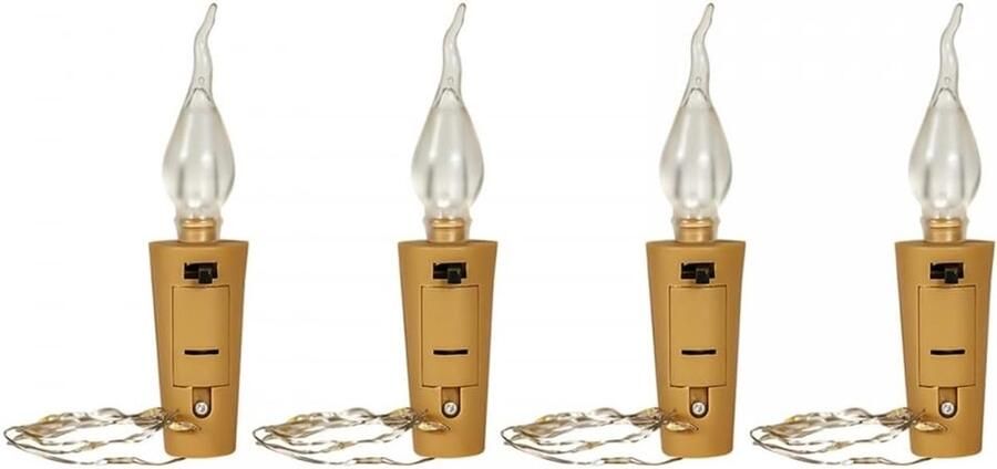 4 Stks LED Wijnfles Stopper Lamp Wijnfles Koperdraad Lichten Kurk voor Bruiloft Kerstfeest Decoratie Bar Mason Jar Verlichting