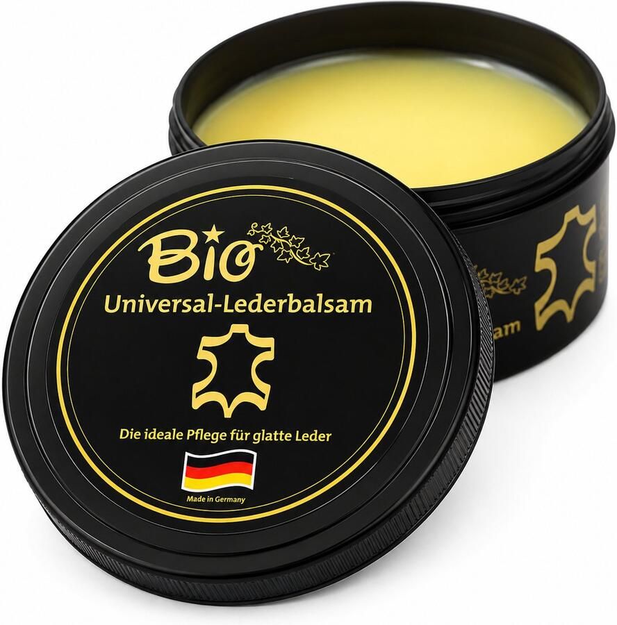Pullach Ledercrème 250 ML Onderhoud leder Lederbalsem universeel Leerbalsem Leercrème Ledercrème Lederpoets Ledervet Paardrijzadel Jas Tas Motorpak - Foto 2