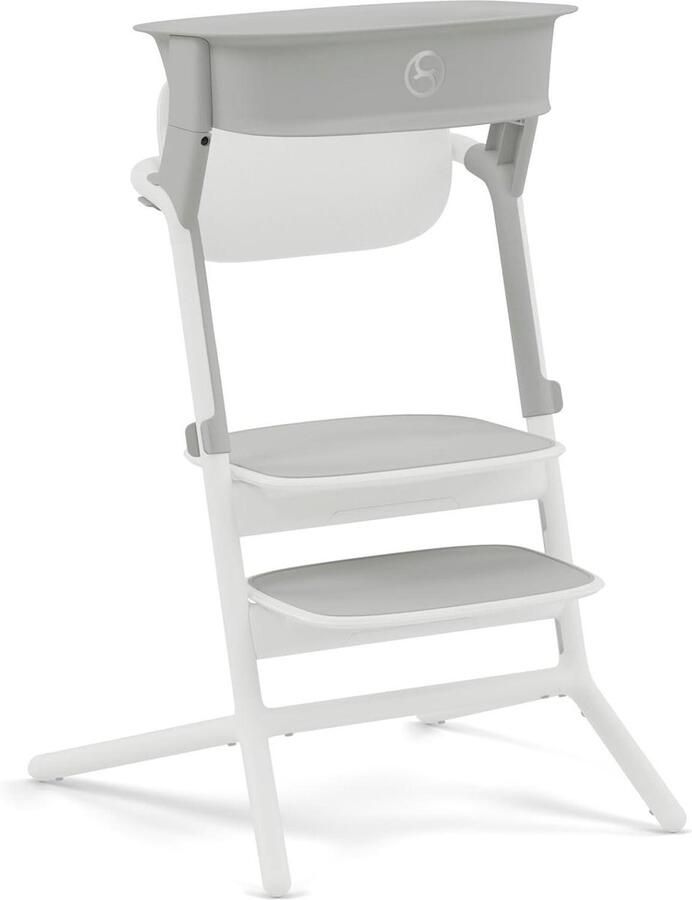 Leertorenset voor het ombouwen van de LEMO hoge kinderstoel 1-5 jaar (tot 25 kg) Inclusief 2 antislip siliconenmatten Suede Grey (Grijs)