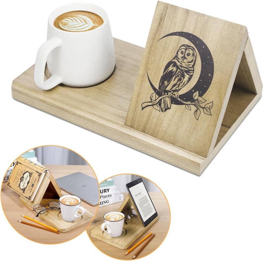 Leesboekenkast driehoekige boekenhouder korte premium eenvoudige boekenplank voor nachtkastje bureau bibliotheek of tafeldecoratie voor koffie- en boekenliefhebbers geschenken