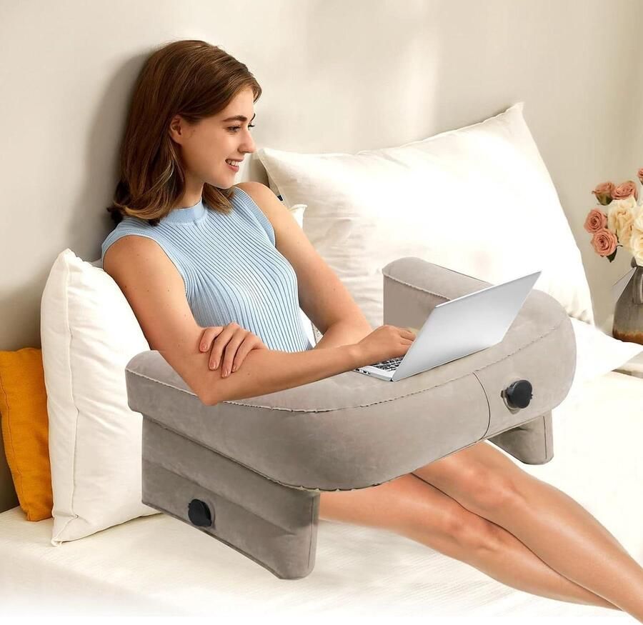 Leeskussen met polssteun Kussen voor de bank met armsteunen nekrol en rugsteun