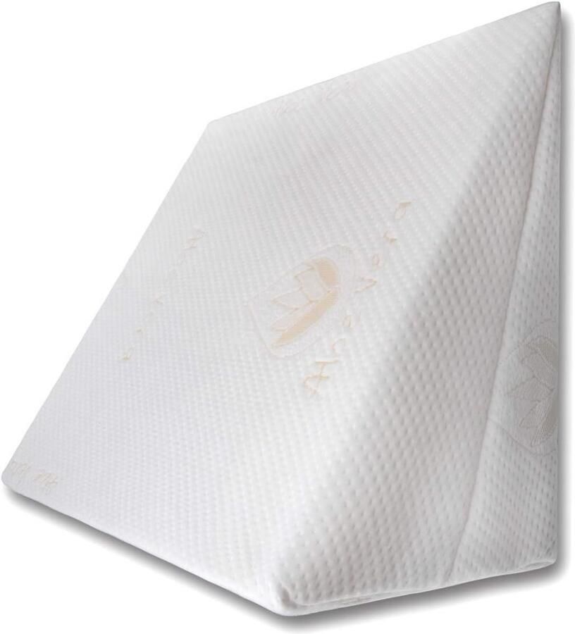 Leeskussen voor Bed en Bank 60 x 30 x 50 cm Wasbare Overtrek Ideaal als Rugsteun